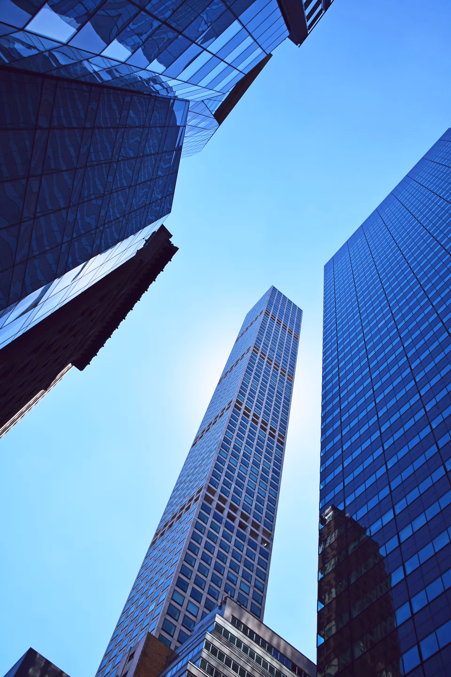 Commercial towers seen from street level - the asset class tokenization opens up